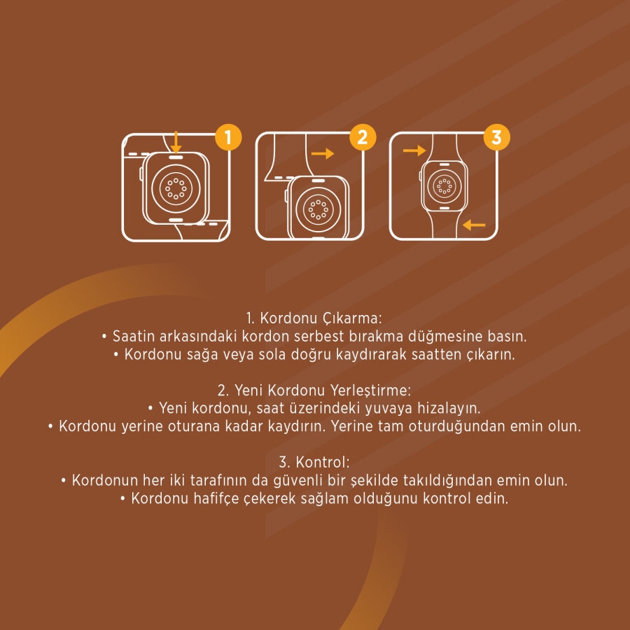 Polosmart PTM204 Akıllı Saat Kordonu - Leopar (38/40/41 mm) - 3