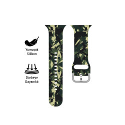 Polosmart PTM204 Akıllı Saat Kordonu - (38/40/41 mm-Yeşil) - 2