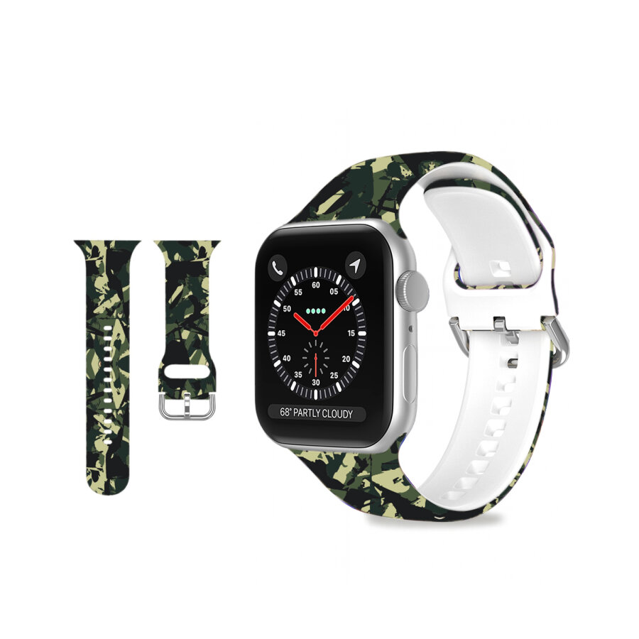 Polosmart PTM204 Akıllı Saat Kordonu - (38/40/41 mm-Yeşil) - 3