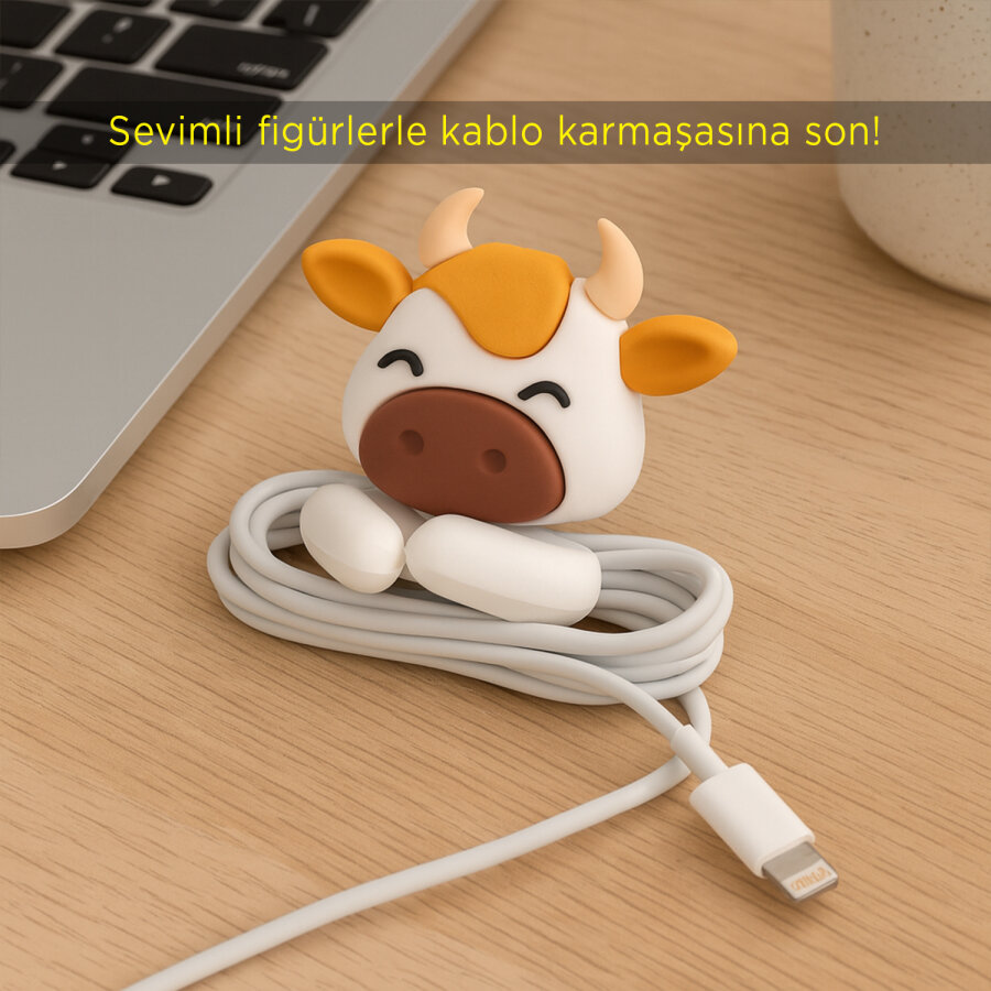 Polosmart PTM350 Figürlü Kablo Toplayıcı ve Klips Seti - 6