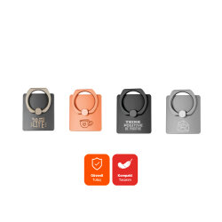 Polosmart PTM450 Yüzük Telefon Tutucu Gri - 2