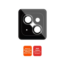 Polosmart PTM607 İphone 14 / 14 Plus / 15 / 15 Plus Uyumlu Kamera Lens Koruyucu Takma Aparatlı - 2