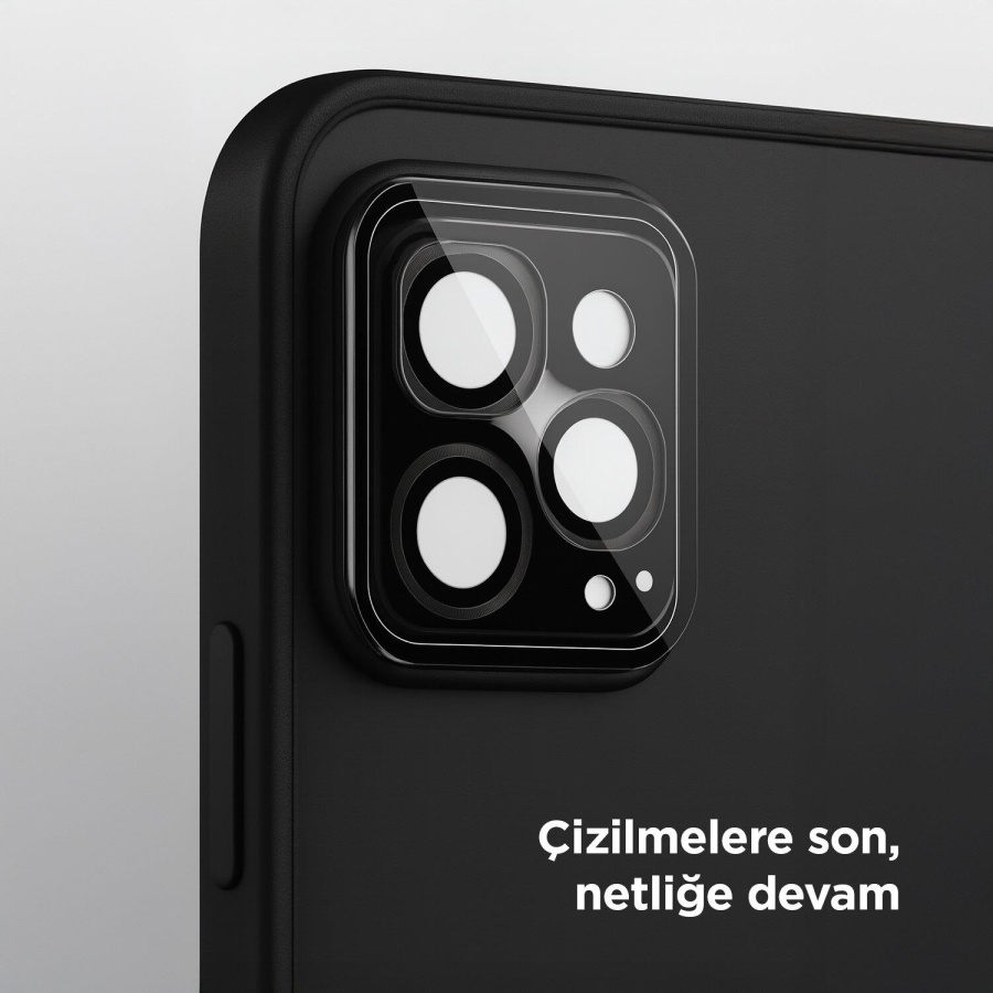 Polosmart PTM608 İphone 14 Pro / 14 Pro Max Uyumlu Kamera Lens Koruyucu Takma Aparatlı - 3