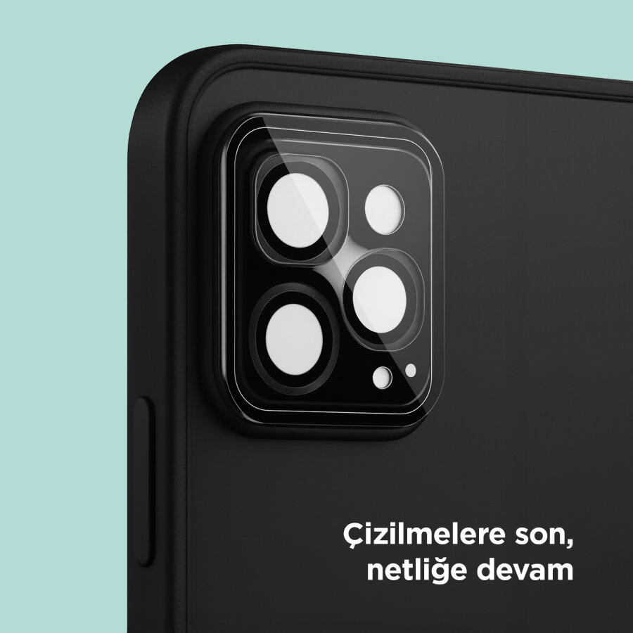 Polosmart PTM609 Kamera Lens Koruyucu (15 Pro, 15 Pro Max) - 3