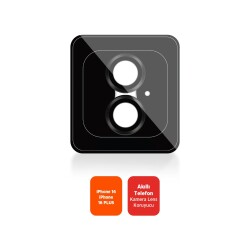 Polosmart PTM610 İphone 16 / 16 Plus Uyumlu Kamera Lens Koruyucu Takma Aparatlı - 2