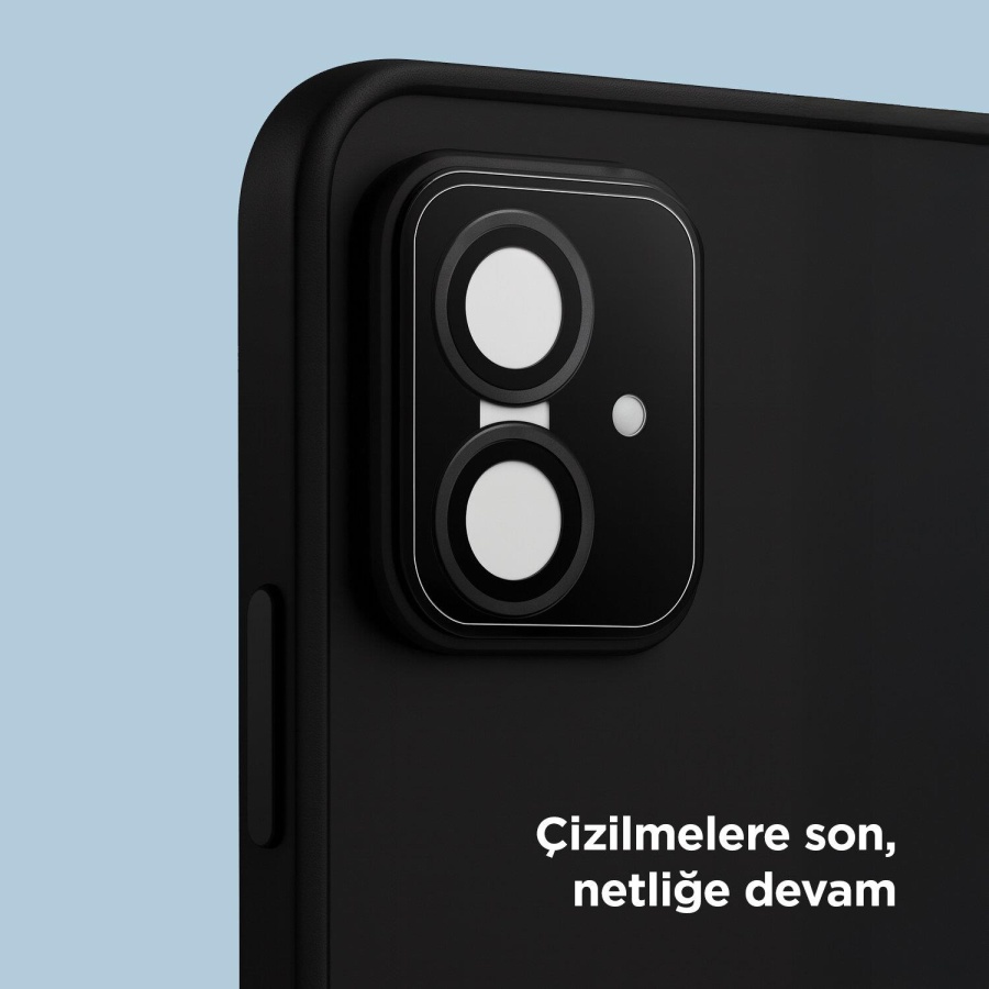 Polosmart PTM610 İphone 16 / 16 Plus Uyumlu Kamera Lens Koruyucu Takma Aparatlı - 3