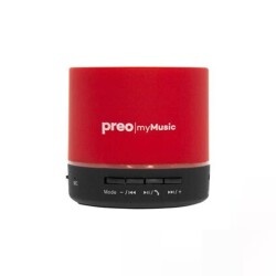 Preo My Music MM11 Kablosuz Bluetooth Speaker Kırmızı - 1