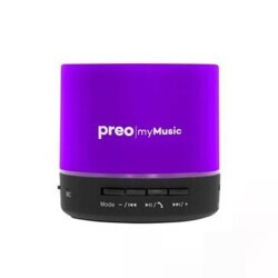Preo My Music MM11 Kablosuz Bluetooth Speaker Mor - 1