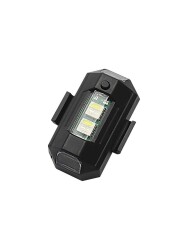 Space24 SP103 Şarjlı 7 Renkli Led Flaşör Siyah - Space24