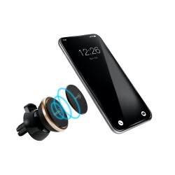 Space24 SP118 Mıknatıslı Araç İçi Telefon Tutucu Siyah - Space24