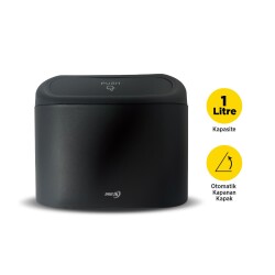 Space24 SPK27 Araç İçi Çöp Kovası 1 Litre Siyah - Space24