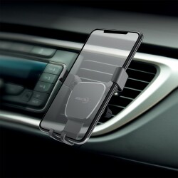 Space24 SPR101 Araç içi 360 Derece Dönebilen Otomatik Kilitli Telefon Tutucu Siyah - 3