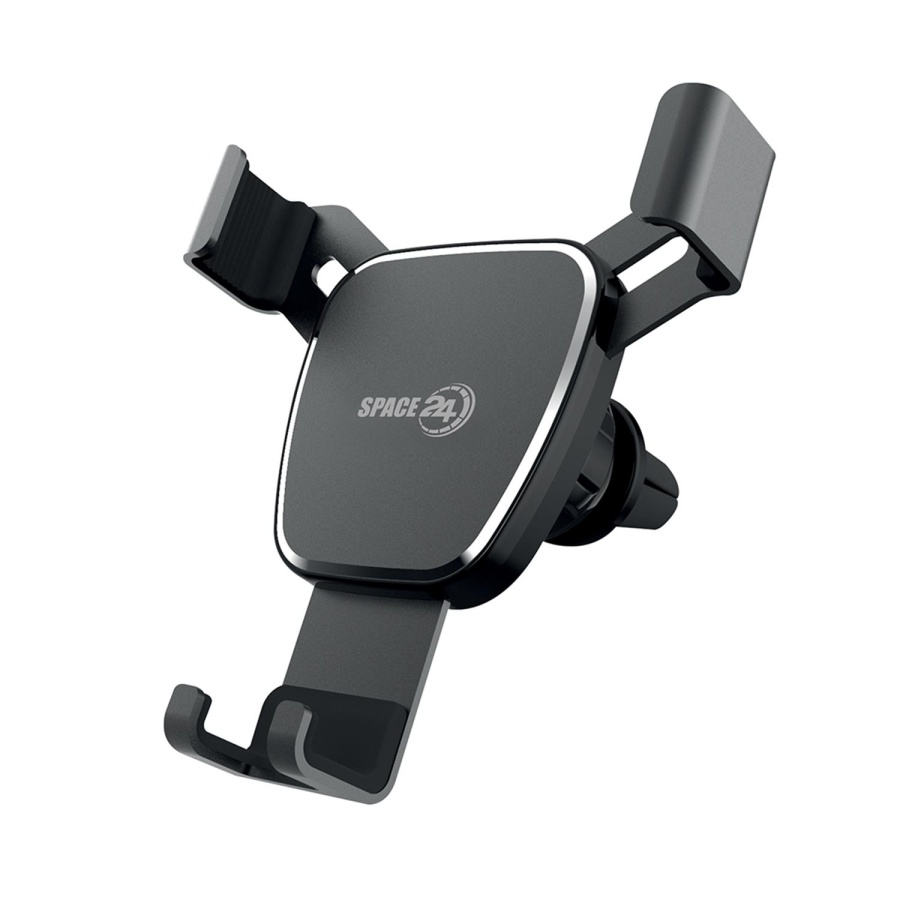 Space24 SPR101 Araç içi 360 Derece Dönebilen Otomatik Kilitli Telefon Tutucu Siyah - 1